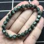 8mm Natural Green Seraphinite Bracelet, Seraphinite Crystal Jewelry For Women Lady Man Round Beads Stretch AAAAA
