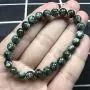 8mm Natural Green Seraphinite Bracelet, Seraphinite Crystal Jewelry For Women Lady Man Round Beads Stretch AAAAA