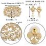 EVER FAITH Austrian Crystal Bridal Ivory Color Simulated Pearl Leaf Luxury Necklace Earrings Bracelet Set