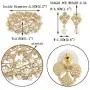 EVER FAITH Austrian Crystal Bridal Ivory Color Simulated Pearl Leaf Luxury Necklace Earrings Bracelet Set EVER FAITH Austrian Crystal Bridal Ivory Color Simulated Pearl Leaf Luxury Necklace Earrings Bracelet Set