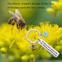 MAOFAED Bee Gift Flower Gift Nature Lover Gift The Flower Doesn Not Dream of The Bee It Blooms and The Bee Comes Gift for Her Women Daughter Girlfriend