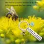MAOFAED Bee Gift Flower Gift Nature Lover Gift The Flower Doesn Not Dream of The Bee It Blooms and The Bee Comes Gift for Her Women Daughter Girlfriend