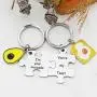 Avocado Keychain Set of 2 Anniversary Couple Gifts You are The Avocado to My Toast Keychain Set Funny Gift for Boyfriend Avocado Lover Gift Avocado Keychain Set of 2 Anniversary Couple Gifts You are The Avocado to My Toast Keychain Set Funny Gift for Boyfriend Avocado Lover Gift