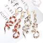 ALoveSoul Gold Snake Earrings for Women - Vintage Earrings Studs Dangle Earrings Snake Costume Jewelry Egyptian Earrings for Girls