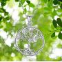 Tree of Life Necklace 925 Sterling Silver Family Tree Pendant 18'' Chain,Dainty Tree of Life Pendant Charm Jewelry for Women Mom Grandma Teen Girls with Fine Jewelry Box