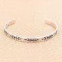 Bracelets for Women Personalized Gifts - Engraved Quote Inspirational Bracelet Birthday Christmas Funny Gifts for Best Friend, Daughter, Son, Sister, Niece, Mom, Coworkers, Stainless Steel Jewelry