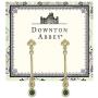 Downton Abbey Linear Crystal Post Top Drop Earrings