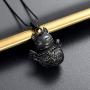Cremation Jewelry Fortune Cat Pendant Pet Urn Necklace Ashes Keepsake Holder Memorial Urn Necklace Gifts for Pet Lovers