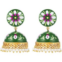 Aheli Bollywood Ethnic Oxidised Earrings Dangler Stylish Traditional Indian Fashion Jewelry for Women, Girls