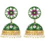 Aheli Bollywood Ethnic Oxidised Earrings Dangler Stylish Traditional Indian Fashion Jewelry for Women, Girls