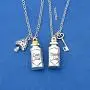 FAADBUK Alice in Wonderland Inspired Jewelry Alice in Wonderland BFF Friendship Gift Inspired by Alice Eat Me Drink Me Set Necklace FAADBUK Alice in Wonderland Inspired Jewelry Alice in Wonderland BFF Friendship Gift Inspired by Alice Eat Me Drink Me Set Necklace