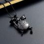 Unique Drum Set Music Charm Necklace Urn Pet/Human Cremation Pendant Necklace Jewelry for Ashes Cremation Jewelry