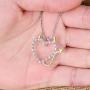 Luvalti Gorgeous Devil Heart Necklace - Pendant Necklace for Women, Heart with Devil Horns, Jewelry Necklaces, Lovely Charming Naughty Love Design, Haloween Gift, Free Premium Black Velvet Pouch Bag