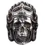 Indian Headdress Skull Head Ring for Men, Indian Chief Skull Ring, Native American Indian Head Rings, Crown Skull Ring Halloween Biker, Vintage Punk Skull Jewelry Gift for Men Boys