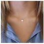 Yalice Tropical Palm Tree Pendant Necklace Chain Short Coconut Necklaces Jewelry for Women and Girls
