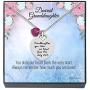 Granddaughter Jewelry Necklace Gifts - Granddaughter You Stole Our Heart Keepsake Heart Necklace