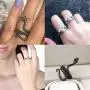 11 Pcs Vintage Frog Rings Cute Animal Open Ring Retro Snake Rings Set Full Finger Ring Statement Biker Punk Rings for Women Girls Men 11 Pcs Vintage Frog Rings Cute Animal Open Ring Retro Snake Rings Set Full Finger Ring Statement Biker Punk Rings for Women Girls Men