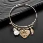 Lux Accessories Gold Heart Engraved Words Faith Love Hope White Pearl Angel Wing Cross Bangle Bracelet Lux Accessories Gold Heart Engraved Words Faith Love Hope White Pearl Angel Wing Cross Bangle Bracelet