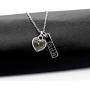 Stainless Steel Faith Real Mustard Seed Pendant Necklace Charm Jewelry for Christian Inspirational Gift Y559