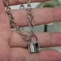 YienDoo Punk Lock Necklace Chain Silver Dainty Padlock Pendant Fashion Statement Charm Necklace Minimalist Jewelry for Women and Girls YienDoo Punk Lock Necklace Chain Silver Dainty Padlock Pendant Fashion Statement Charm Necklace Minimalist Jewelry for Women and Girls