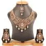 Touchstone Indian Bollywood Bridal Jewelry Necklace in Antique Gold Tone for Women Touchstone Indian Bollywood Bridal Jewelry Necklace in Antique Gold Tone for Women