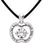 ALOV Jewelry Sterling Silver ''It takes a big heart to teach little minds'' Cubic Zirconia Apple Pendant Necklace for Teacher ALOV Jewelry Sterling Silver ''It takes a big heart to teach little minds'' Cubic Zirconia Apple Pendant Necklace for Teacher