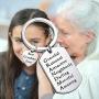 WSNANG Grandma Gift Best Grandma Ever Keychain Family Jewelry Grandma Birthday Gift Grandma to Be Gift