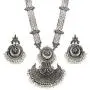 Aheli Antique Oxidised Long Necklace Earring Indian Traditional Bollywood Jewelry Set for Women Girls Aheli Antique Oxidised Long Necklace Earring Indian Traditional Bollywood Jewelry Set for Women Girls