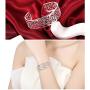 925 Sterling Silver Bangle Bracelet, HTOMT Fashion Simple Open Bangles Cuff Jewelry for Women