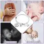 New Mom Bracelet Pregnancy Footprints Jewelry Sometimes The Smallest Things Take Up The Most Room in Your Heart Mommy to Be Gift