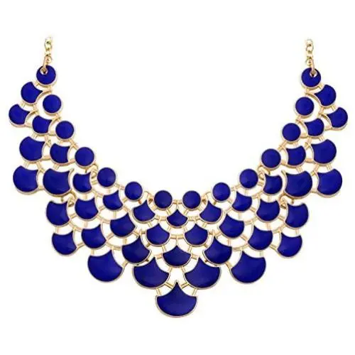 Jane Stone Fashion Statement Collar Necklace Vintage Openwork Bib Costume Jewelry Jane Stone Fashion Statement Collar Necklace Vintage Openwork Bib Costume Jewelry