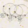 AGR8T Bangle Bracelets Teacher Appreciation Gift Teacher Day Women Jewelry Birthday Gift Stainless Steel 3PCS AGR8T Bangle Bracelets Teacher Appreciation Gift Teacher Day Women Jewelry Birthday Gift Stainless Steel 3PCS