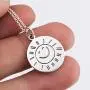 Sterling Silver BFF Necklace Engraved Inspirational Message You Are My Sunshine My only Sunshine Pendant Jewelry Gift For Women