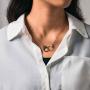 Yalice Personalized Handcuffs Necklace Chain Short Pendant Necklaces Jewelry for Women and Girls