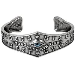 Alchemy Gothic Decorative One Size Adjustable Realistic Taxidermy Ouija Eye Bangle