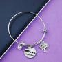 Eigso Mama Bear Bracelet Sweet Family Tree Bracelet Bangle Mama Bear Jewelry for Mom Grandma Wife Baby Bear Bracelet Bangle