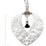 Silpada Tassel Fringe Cut-Out Drop Earrings with Crystals in Sterling Silver