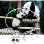 WSNANG Mama Panda Bracelet Sweet Family Jewelry Gift New Mom Gift Mother Bracelet Child Mother Mama Panda Bracelet for Mother