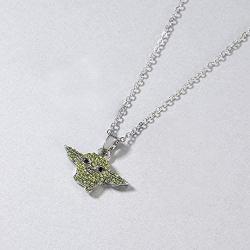 hanreshe Baby Master Necklace Crystals Master Skywalker Pendant Baby Mandalorian Jewelry Cosplay Costume Women Men Gift