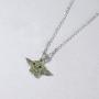 hanreshe Baby Master Necklace Crystals Master Skywalker Pendant Baby Mandalorian Jewelry Cosplay Costume Women Men Gift