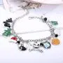 JOERICA 2 Pcs Charm bracelet for Women Horror bracelet Classic Scary Movie Jewelry Christmas Bracelet JOERICA 2 Pcs Charm bracelet for Women Horror bracelet Classic Scary Movie Jewelry Christmas Bracelet