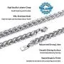 PROSTEEL Stainless Steel Chain Necklace for Men Women, Wheat Chain/Rope Chain/Box Chain, Black/Silver/Gold Tone, W:3mm/6mm, L: 18/20/22/24/26/28/30 inch, Come Gift Box PROSTEEL Stainless Steel Chain Necklace for Men Women, Wheat Chain/Rope Chain/Box Chain, Black/Silver/Gold Tone, W:3mm/6mm, L: 18/20/22/24/26/28/30 inch, Come Gift Box