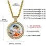 GoldChic Jewelry Personalized Photo Necklace for Men Women, Customized Round/Heart/Square Memory Picture Medallion Pendant Wheat Chain Hip Hop Jewelry, Multi Chain Length 18-30 inches (with Gift Box) GoldChic Jewelry Personalized Photo Necklace for Men Women, Customized Round/Heart/Square Memory Picture Medallion Pendant Wheat Chain Hip Hop Jewelry, Multi Chain Length 18-30 inches (with Gift Box)