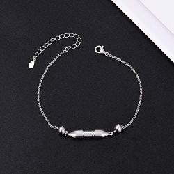 YWN Sterling Silver Cremation Cylinder Urn Bangles Memorial Ashes Keepsake Jewelry bracelet urns for human ashes for women men