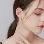 Sterling Silver Dragonfly/Butterfly/Maple Leaf Dangle Earrings for Women Girl Teen Dragonfly Pendant Drop Earrings