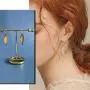 DAMLENG 5 Pairs Lightweight Handmade Long Bohemian Gold Hollow Leaf Dangle Drop Hook Earrings Set for Women Girls Gifts Lightweight Statement Jewelry DAMLENG 5 Pairs Lightweight Handmade Long Bohemian Gold Hollow Leaf Dangle Drop Hook Earrings Set for Women Girls Gifts Lightweight Statement Jewelry