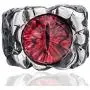 Mens Boys Stainless Steel Ring Gothic Bloody red The Devils eye Multicolor Retro Jewelry Mens Boys Stainless Steel Ring Gothic Bloody red The Devils eye Multicolor Retro Jewelry