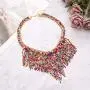 Beaded Bib Collar Necklaces for Women Africa Beaded Statement Necklaces Multi Layered Seed Bead Choker Necklace Bohemian Statement Necklace Fashion Jewelry Beaded Bib Collar Necklaces for Women Africa Beaded Statement Necklaces Multi Layered Seed Bead Choker Necklace Bohemian Statement Necklace Fashion Jewelry