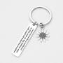 I Want to be Like a Sunflower so That ven on The Darkest Days I Will Stand Tall &Find The Sunshine Keychain for Women Men