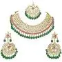 Finekraft Meena Kundan Bridal Wedding Designer Gold Plated Pearls Necklace Jewelry Set Finekraft Meena Kundan Bridal Wedding Designer Gold Plated Pearls Necklace Jewelry Set